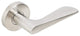 Ecco Lever, Half Passage, Right Hand, Satin Stainless Steel, 2-3/8" Backset