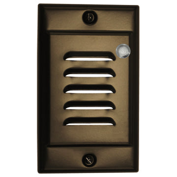 NICOR FPVOB-PC Vertical Faceplate for LED Step Light STP-10-120-WH-PC