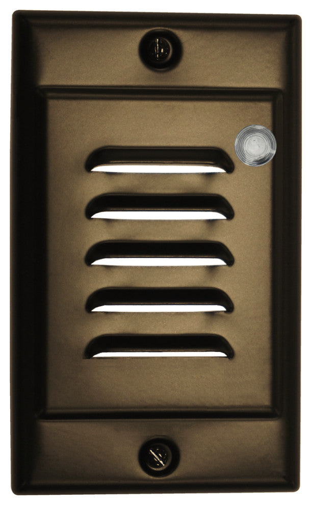 NICOR FPVOB-PC Vertical Faceplate for LED Step Light STP-10-120-WH-PC