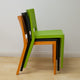 Mod Made Elio Modern Plastic Dining Side Chair, Set of 2, Green