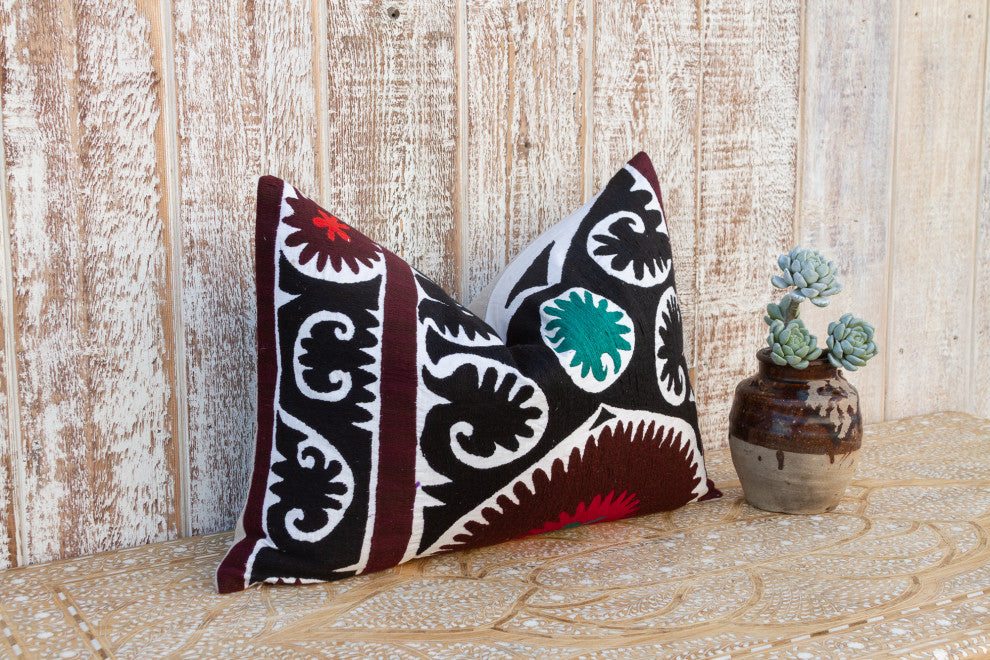 Zara Gul Suzani Lumbar Pillow