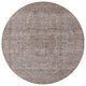 Ahgly Company Indoor Round Mid-Century Modern Area Rugs, 5' Round
