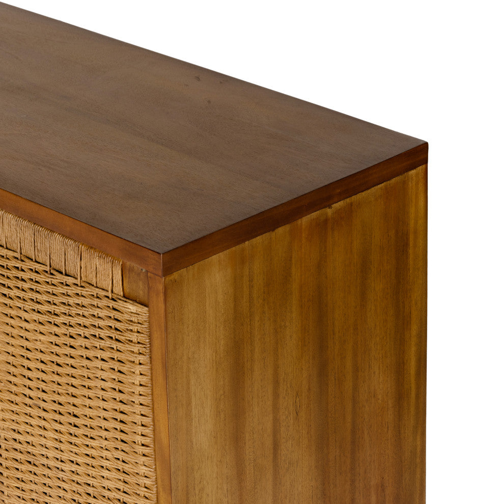 Macklin Media Console-Light Mahogany