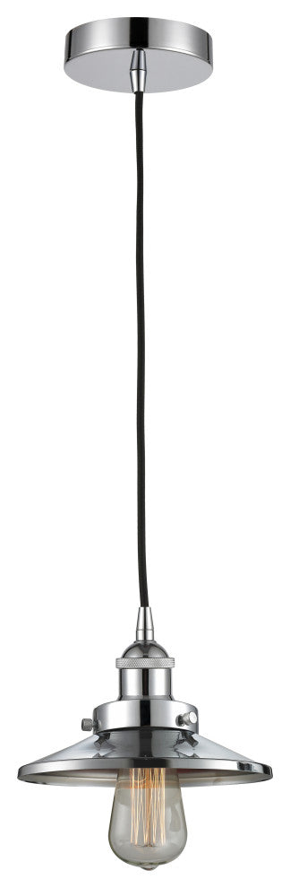 INNOVATIONS LIGHTING 616-1PH-PC-M7 Railroad 1 Light 8 inch Mini Pendant