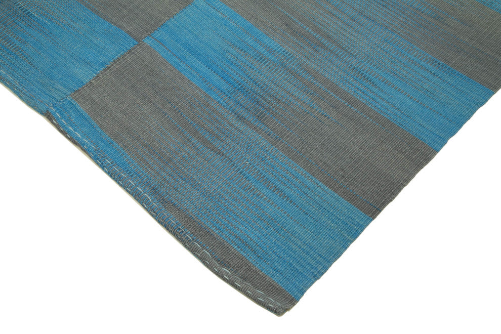 Rug N Carpet - Handmade Turkish 7' 1'' x 9' 3'' Unique Wool Kilim Rug