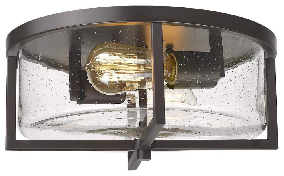 Farmhouse Flush Mount Lights Indoor Close to Ceing Light Fixture with bronze fi