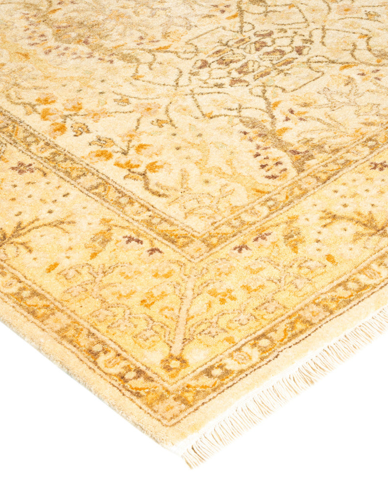 Shaik One-of-a-Kind Hand-Knotted Area Rug Ivory, 3'3"x5'2"