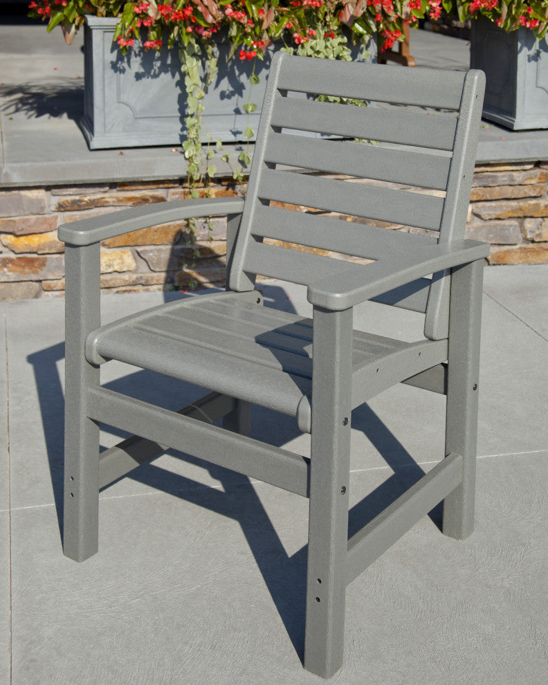 Polywood Signature Dining Chair, Teak