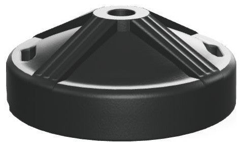 45 lbs Concrete Filled Umbrella Base with Handle, Graphite