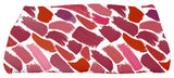 Tufted,Geometric Print Bath Towel,Cranberry, 28 x 58"
