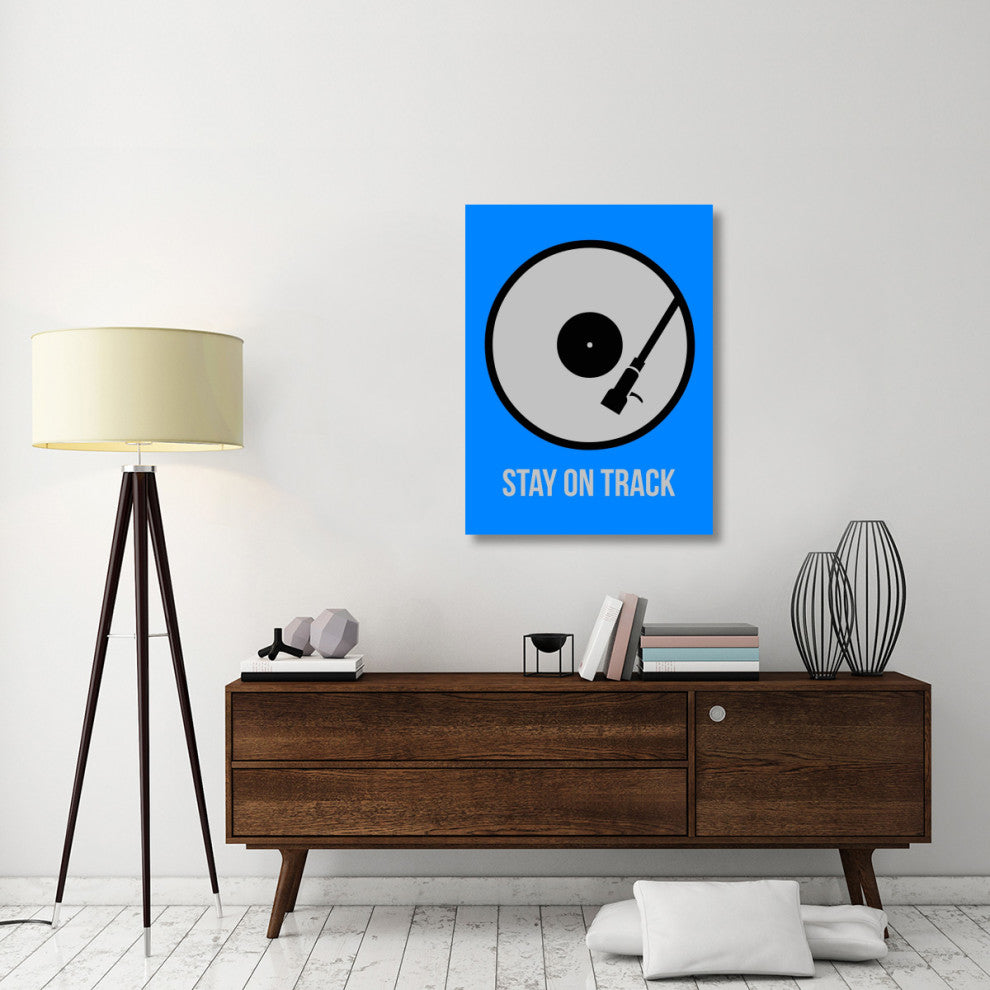 "Stay On Track Vinyl Poster 2" Fine Art Print