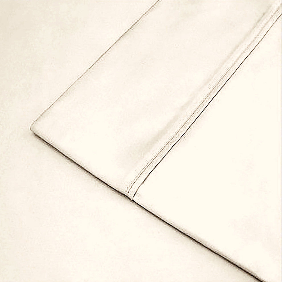 Linum Home Textiles 100% Cotton 400 TC Solid Sateen Sheet Set