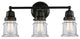 Innovations 623-3W-BK-G182S 3-Light Bath Vanity Light, Matte Black