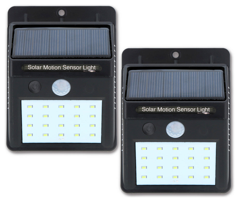 20 LED Bright Solar Outdoor Motion Activated Wall Mount Light