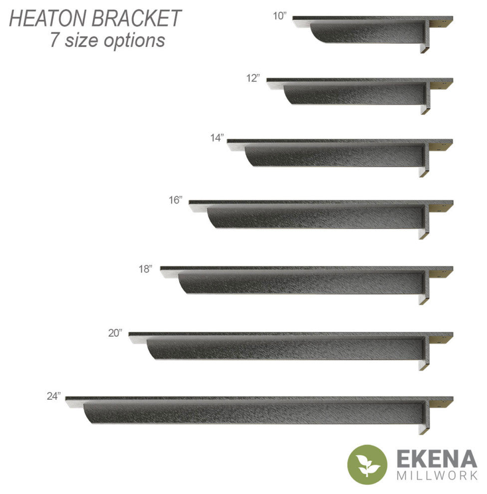 Heaton Hidden Support Steel Bracket w/ 6" Support Depth