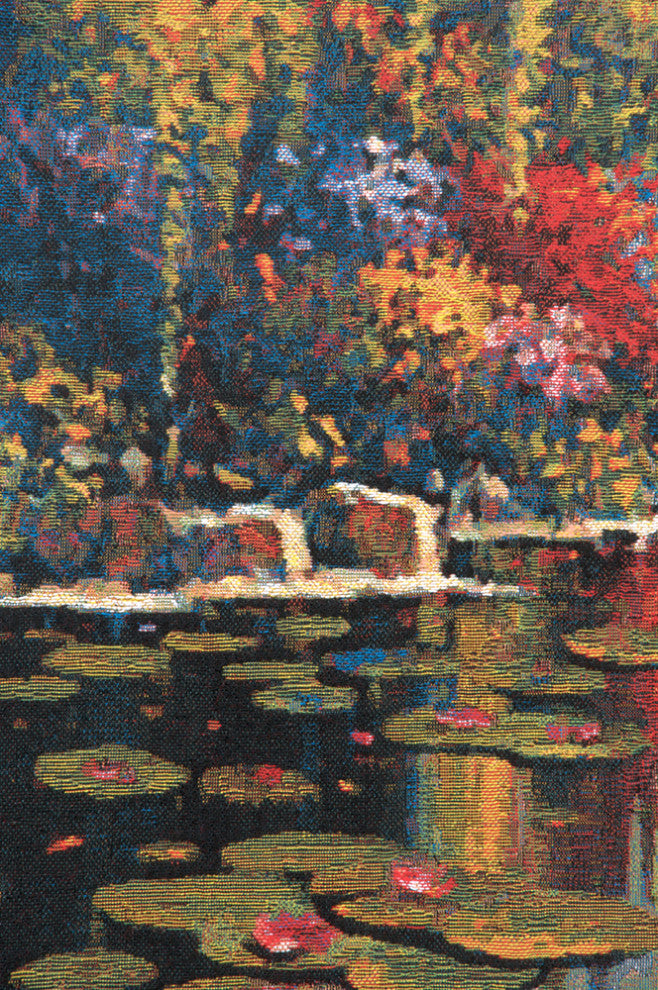 Giverny Pond Belgian Wall Tapestry
