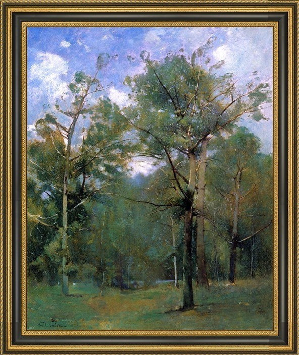 Emil Carlsen Woods Framed Premium Canvas Print, 20"x25"