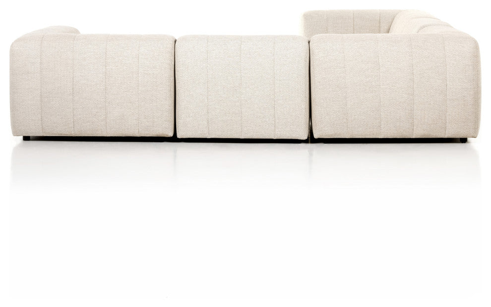 Gwen Outdoor 5 Pc Sectional-Faye Sand
