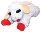 MultiPet 48376 Lamb Chop Plush Dog Toy, 10", White