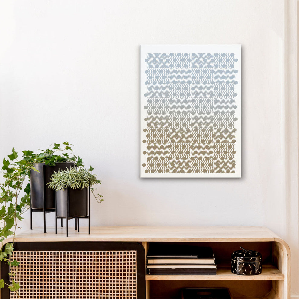 Abstract Neutral CLIX' Canvas Wall Art by ChiChi Decor, 30"x24"