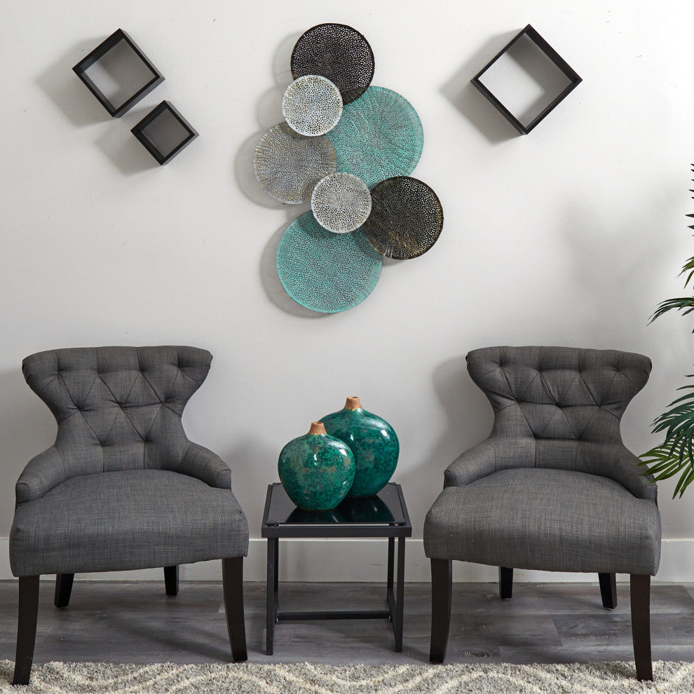 Nearly Natural 7056 2.5x1 Layered Metal Wall Art Decor