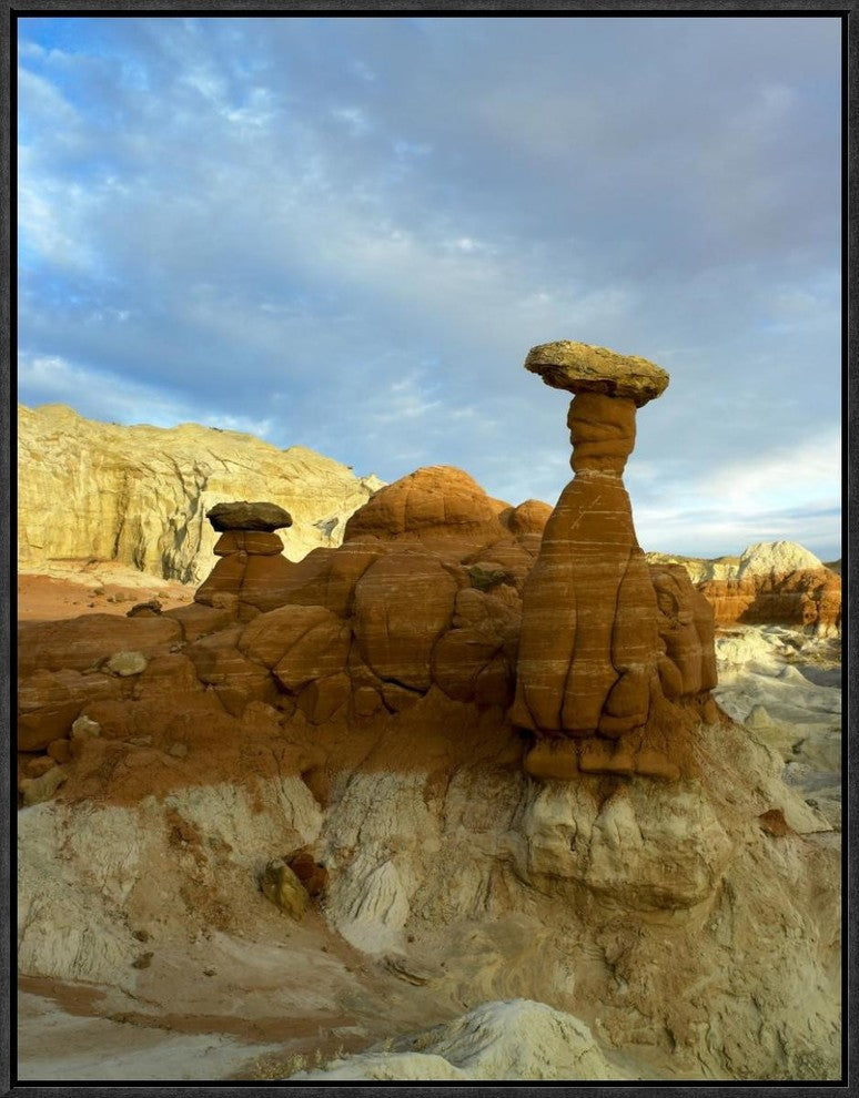 Toadstool Caprocks, Grand Staircase, Escalante National Monument, Utah, 18"x24"