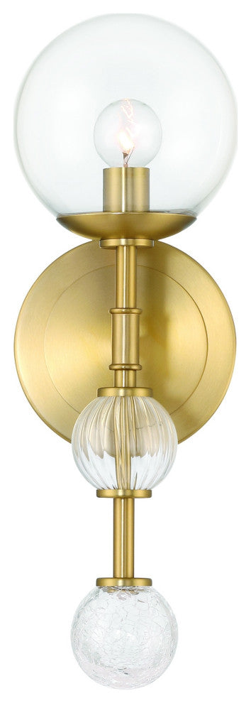 Traiton 15" Sconce, Gold