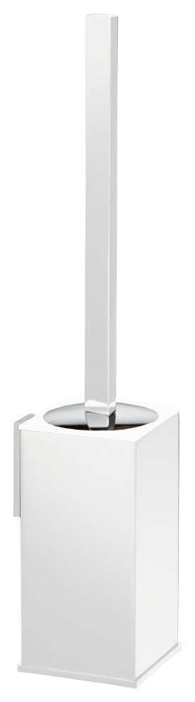 Wall toilet brush square, White