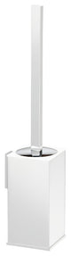 Wall toilet brush square, White