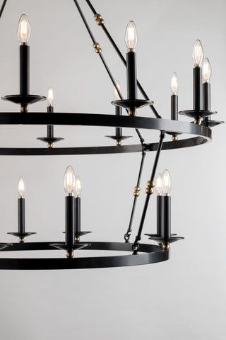Allendale 28-Light Chandelier, Aged Old Bronze