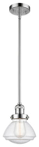 Olean 1-Light Mini Pendant, Polished Chrome, Seedy