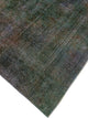 Distressed Overdyed Ariadna Charcoal Rug