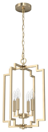 Zoanne Alturas Gold 4-Light Pendant
