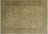 Turkish-Knotted Ankara Lahore Beige Rug, 6'2x8'7