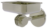 Satellite Orbit Two Wall Mount Soap Dish With Dotted Accents, Polished Nickel
