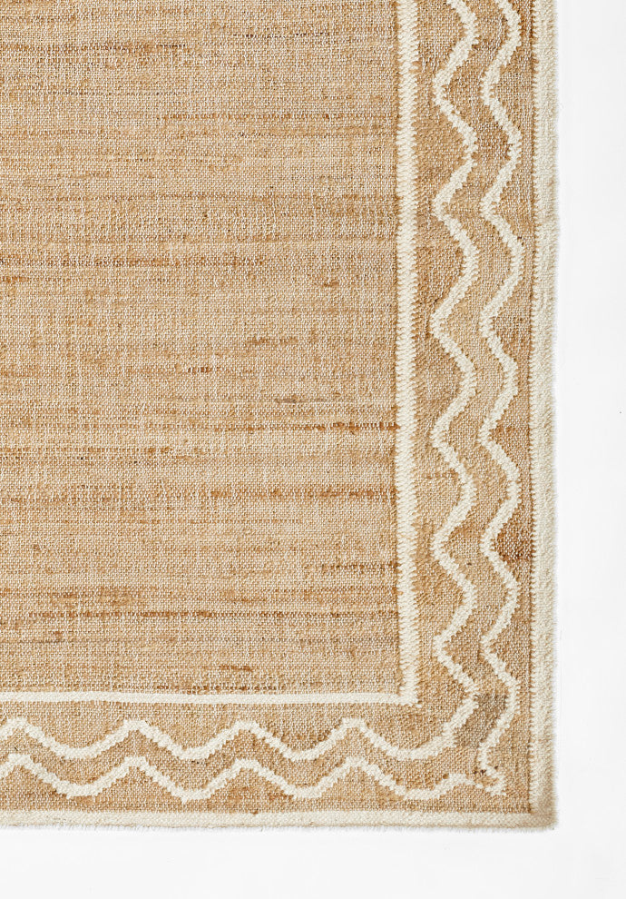 Erin Gates by Momeni Orchard Ripple Natural Hand Woven Wool Rug 5' X 8'