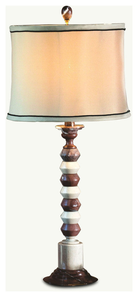Chocolate and Desert Marble Table Lamp