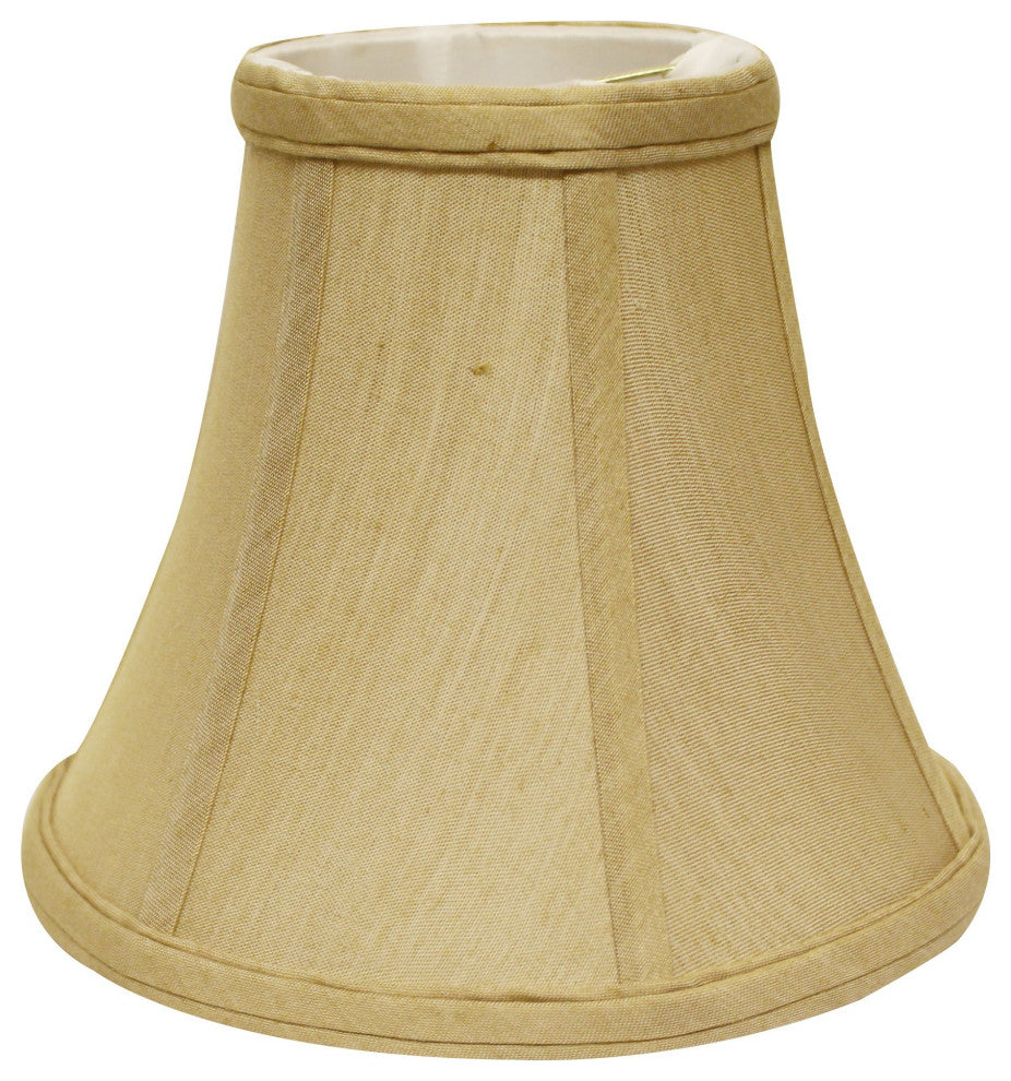 14" Pale Brown Premium Bell No Slub Lampshade
