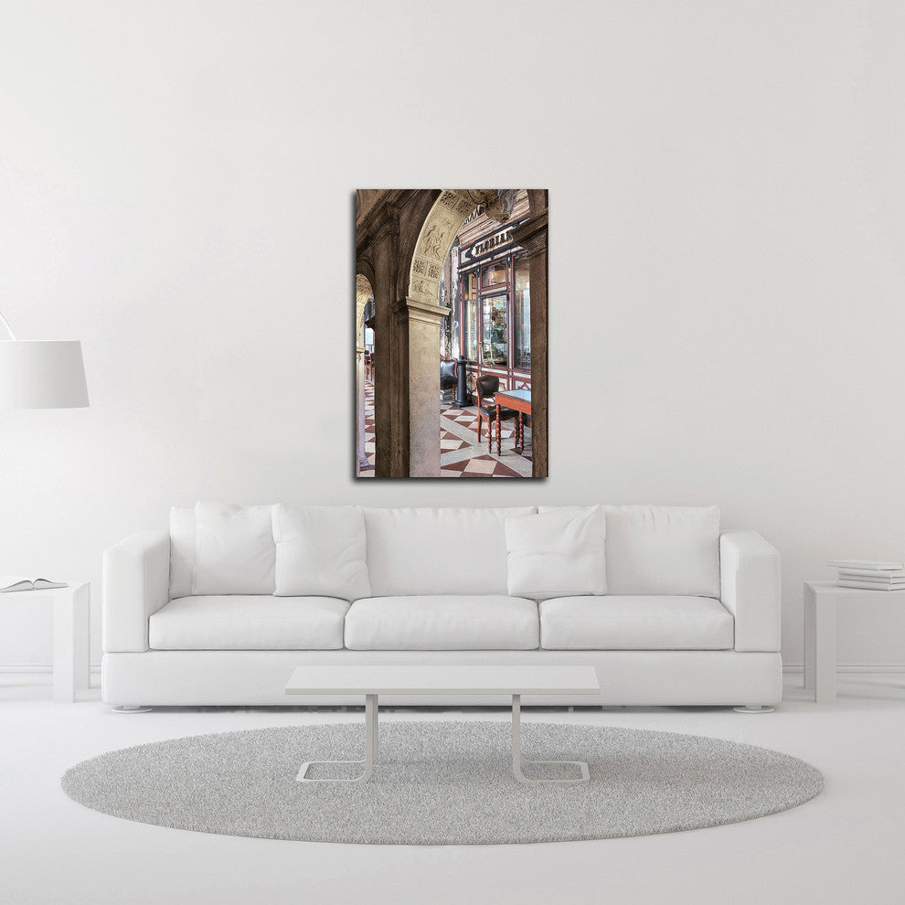 Caffe Florian Arc #1 by Alan Blaustein, Print on Canvas, 24"x 36"