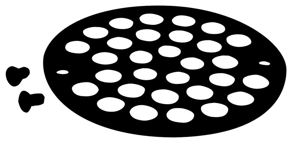 Two Post Style Large Kitchen Basket Strainers, Oil Rubbed Bronze, Powdercoated B