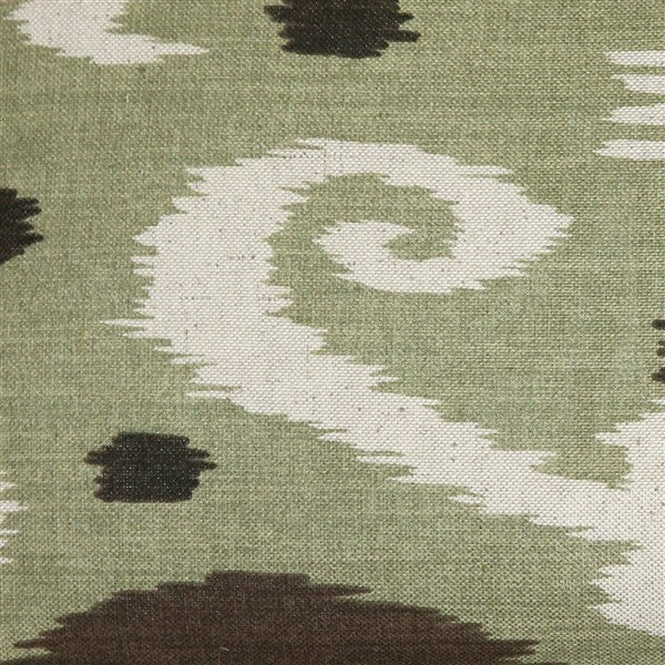 Pillow Decor - Indah Ikat Green 12 x 20 Throw Pillow
