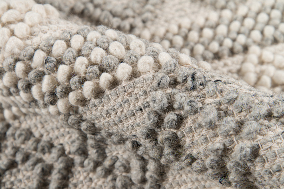 Momeni Andes Wool and Viscose Hand Woven Ivory Runner 2'3"x8'