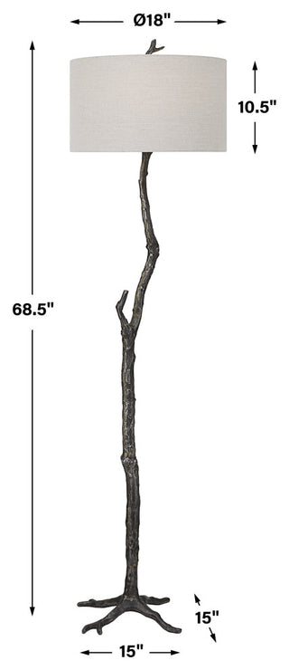 Uttermost Spruce Rustic floor lamp