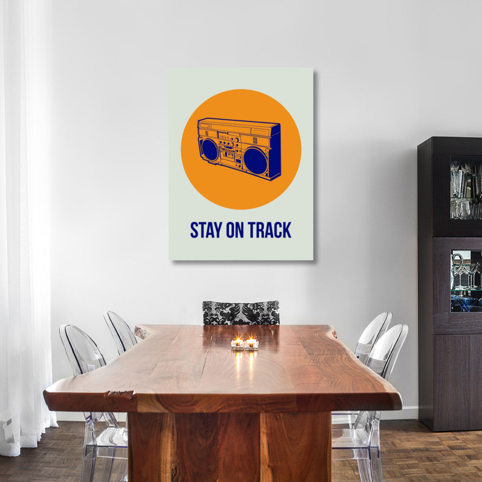 "Stay On Track BoomBox 1" Fine Art Print
