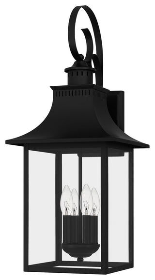 Quoizel CCR8412 Chancellor 4 Light 28" Tall Outdoor Wall Sconce - Mystic Black