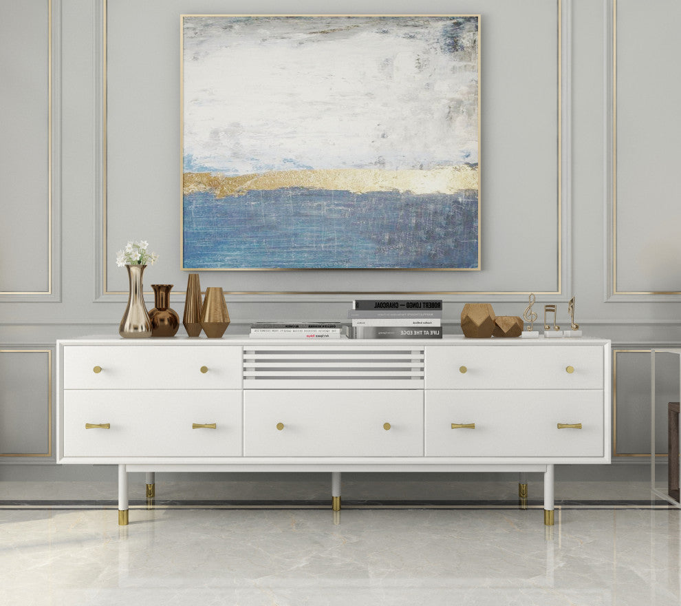 Lala Low TV Stand, White