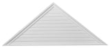 65"W x 32 1/2"H x 2 1/8"P Pitch 12/12 Triangle Gable Vent - Functional