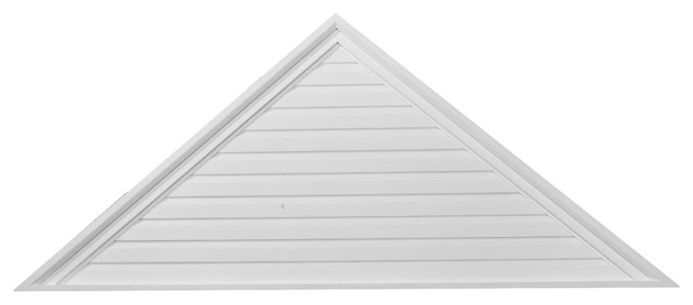 65"W x 32 1/2"H x 2 1/8"P Pitch 12/12 Triangle Gable Vent - Functional
