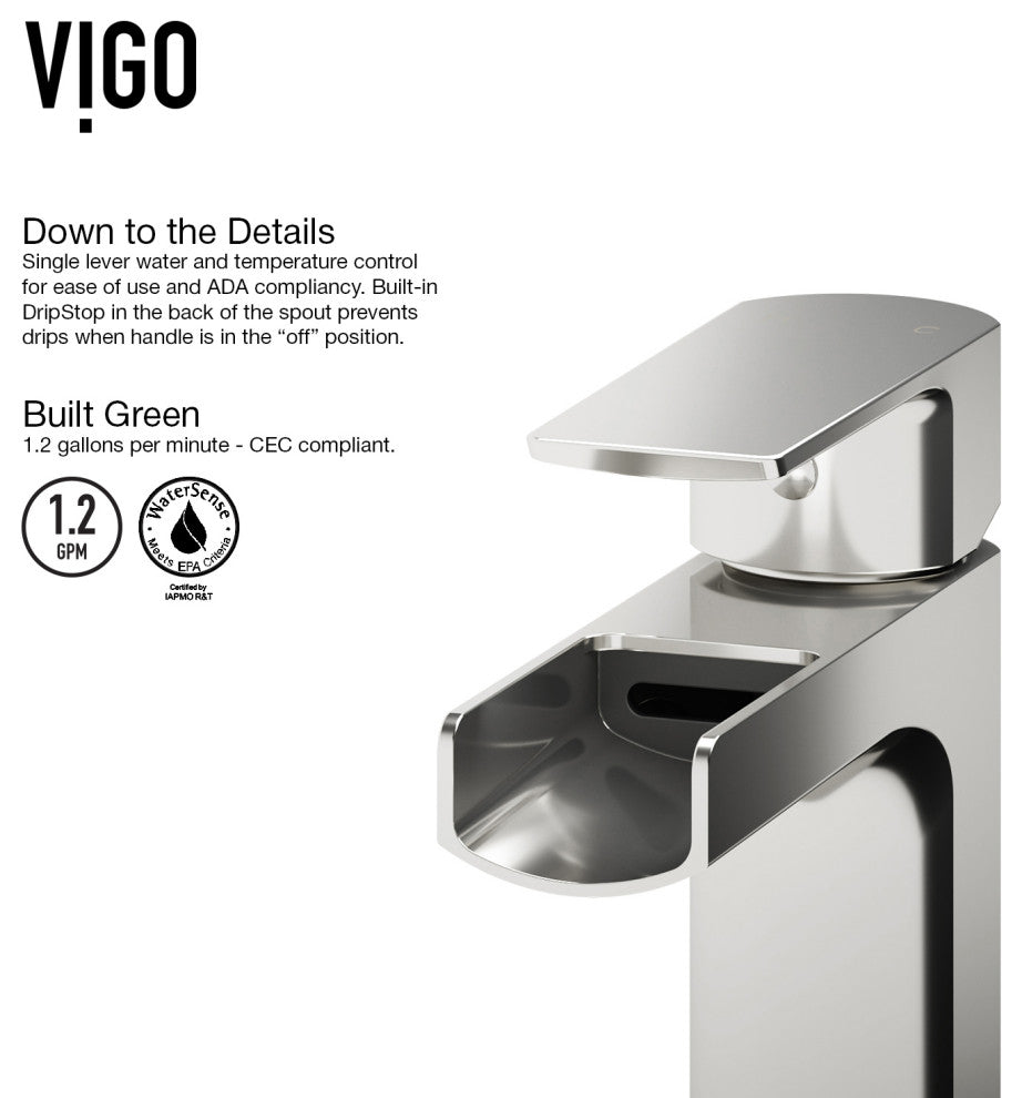 Marigold 18"L x 14"W MatteStone Vessel Sink and Amada 10"H Faucet Set