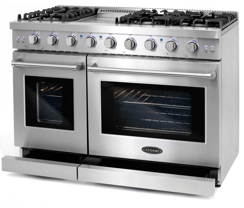 2-Piece Kitchen, 48" Gas Range and 48" Under Cabinet Range Hood